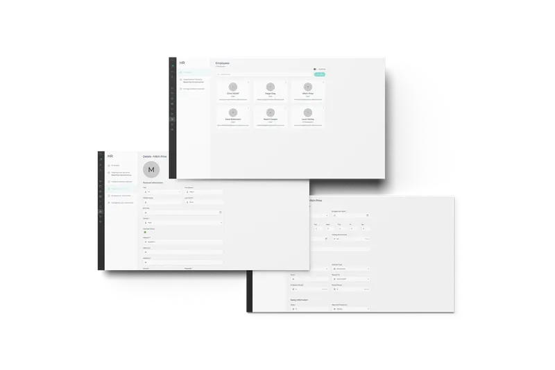 Staff and HR management system